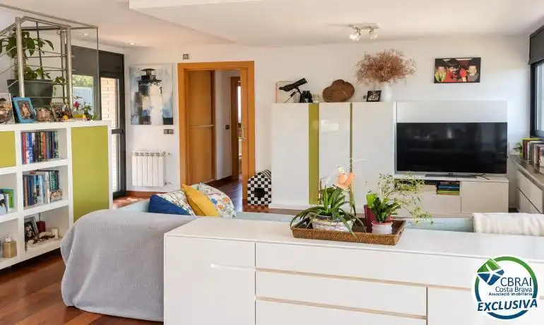 Living room of Houses for sale in Roses  with Heating, Private garden and Terrace