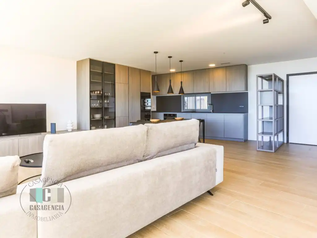 Sala de estar de Ático en venta en Oropesa del Mar / Orpesa con Aire acondicionado, Terraza y Horno
