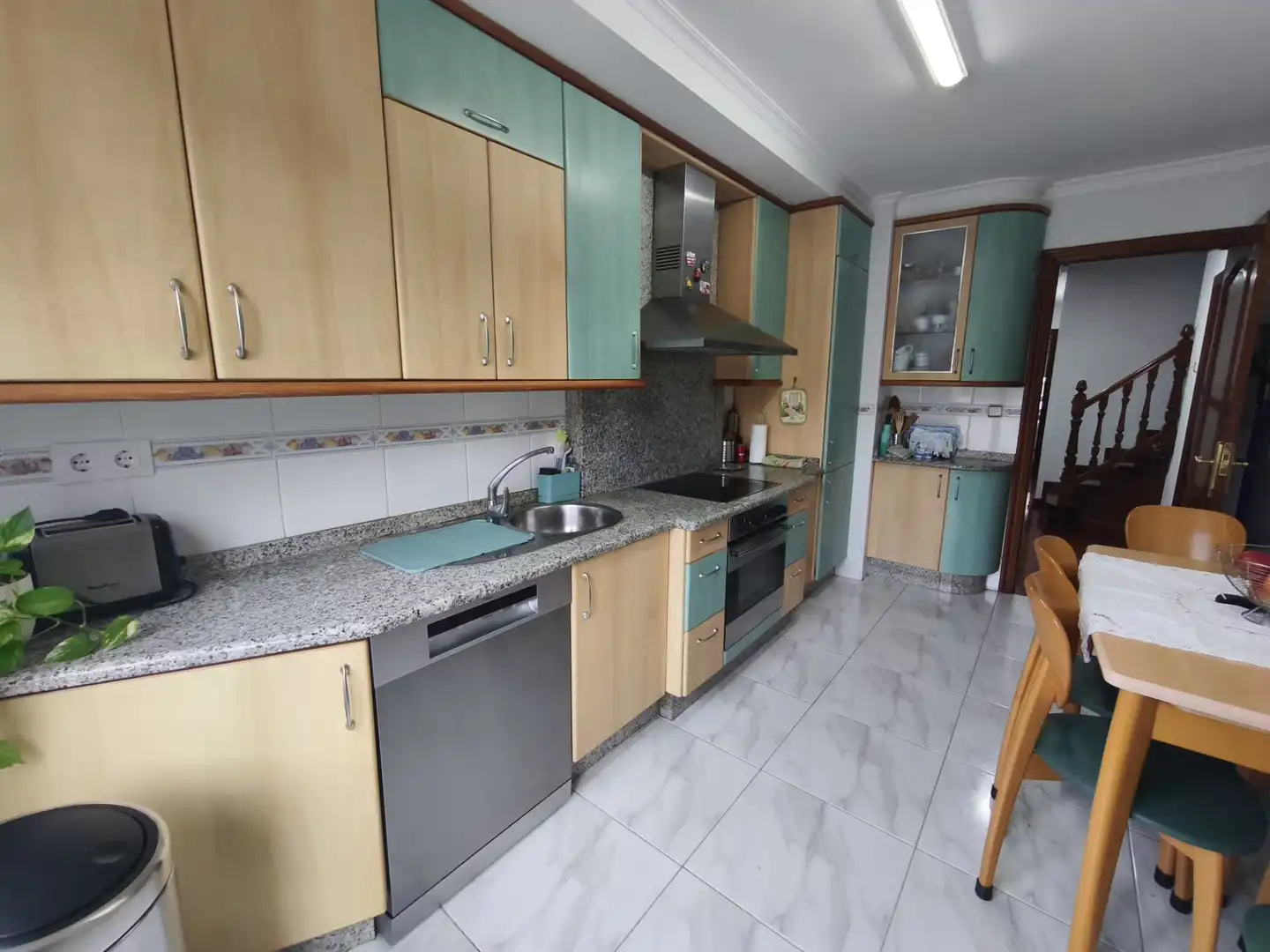Kitchen of Duplexes for sale in Ourense Capital   with Heating, Parquet flooring and Storage room