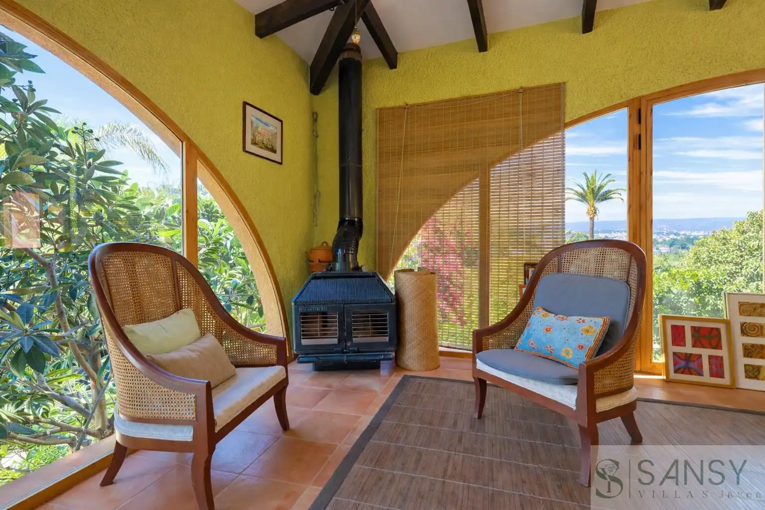 Living room of Houses for sale in Jávea / Xàbia  with Air Conditioner