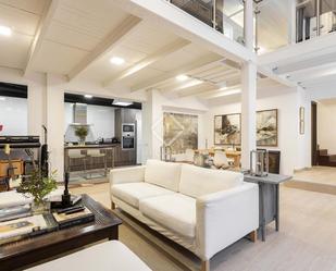 Living room of Loft for sale in  Barcelona Capital  with Heating, Parquet flooring and Terrace