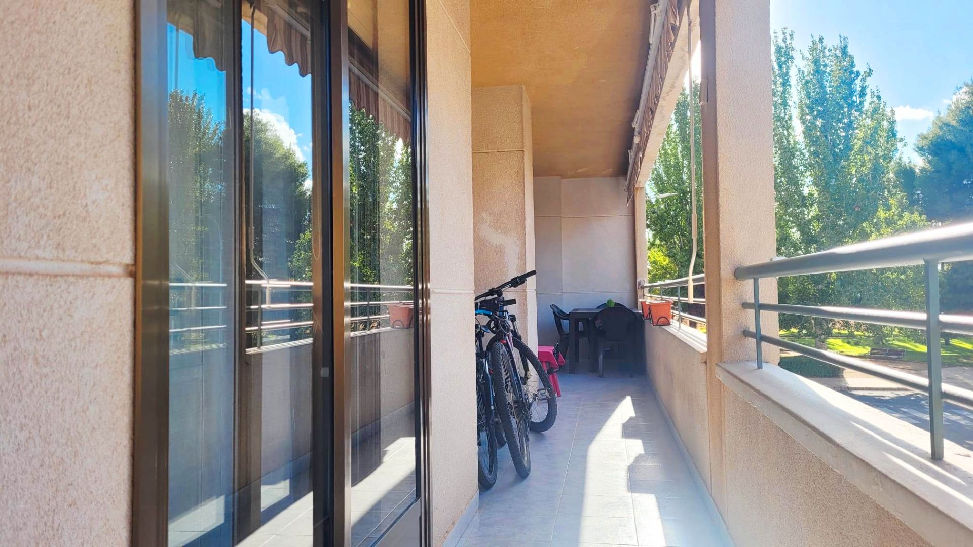 Balcony of Flat for sale in  Albacete Capital  with Heating, Terrace and Storage room