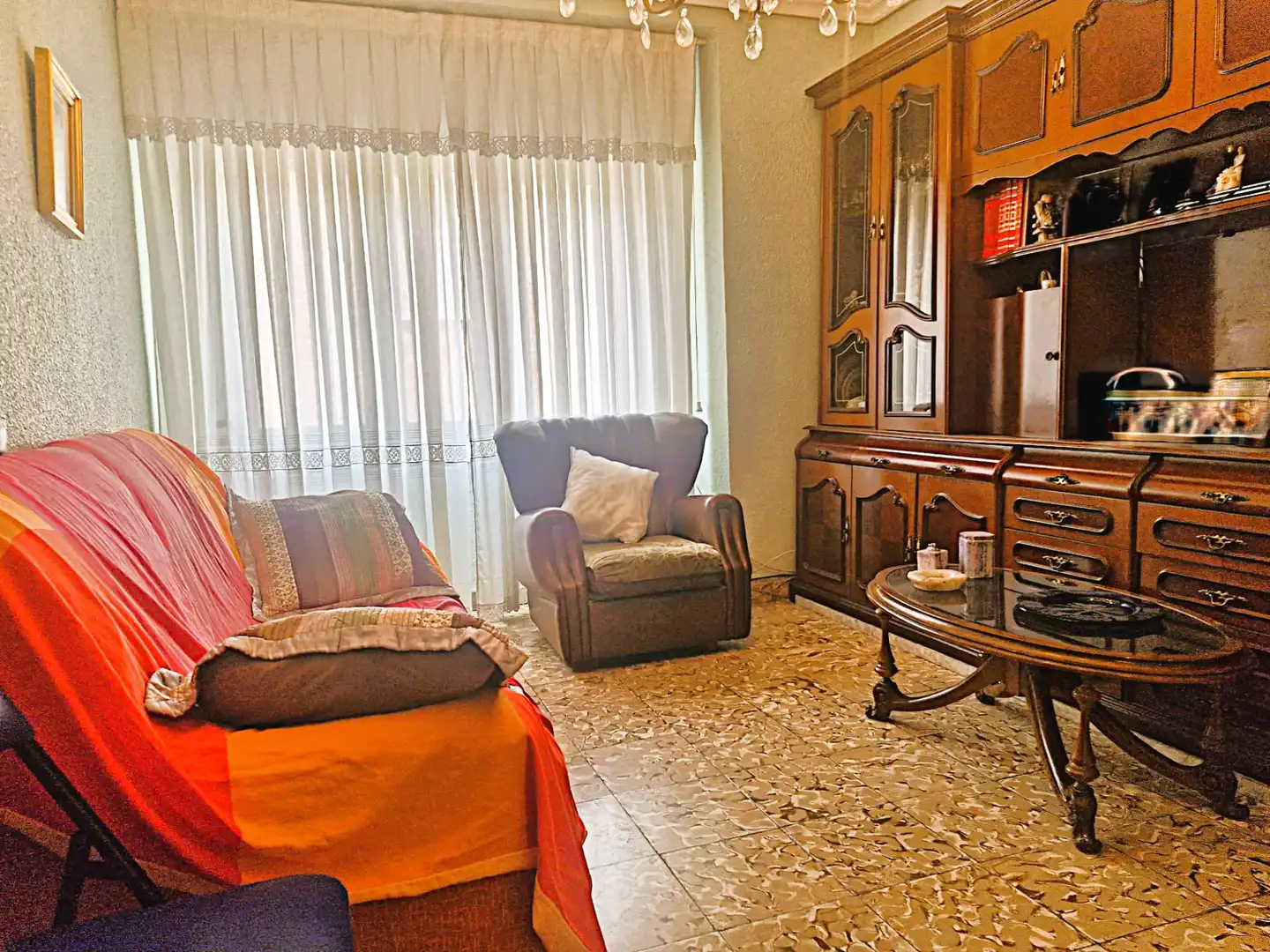 Sala de estar de Piso en venta en Arnedo con Calefacción, Amueblado y Balcón