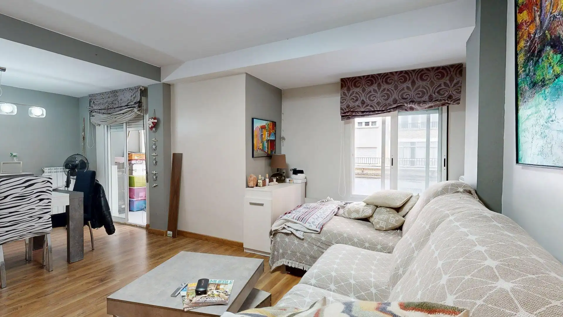 Schlafzimmer von Wohnung zum Verkauf in Zaragoza mit Heizung, Terrasse und Balkon