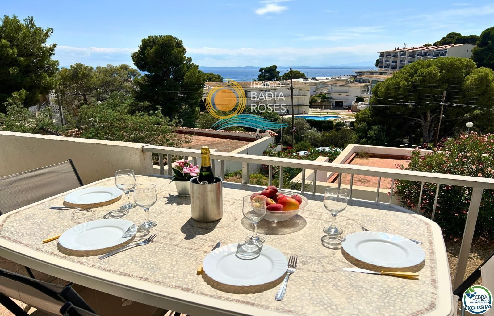 Garden of Flat for sale in Roses  with Terrace, Storage room and Furnished