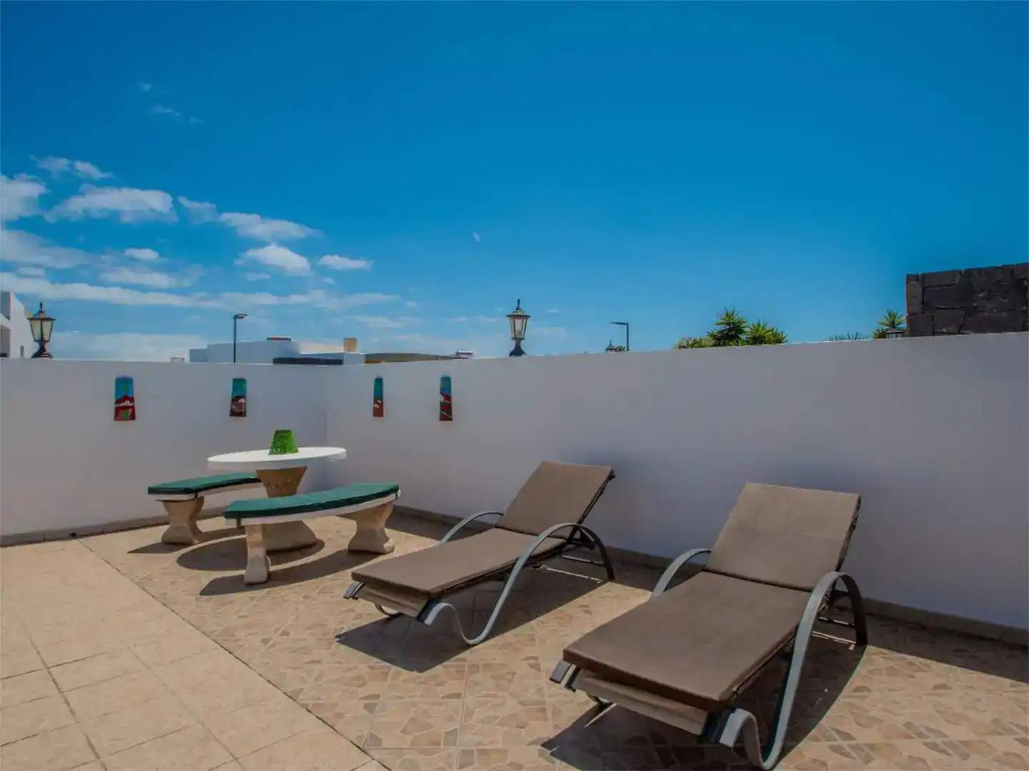 Terrassa de Casa o xalet en venda en Yaiza amb Aire condicionat, Jardí privat i Traster