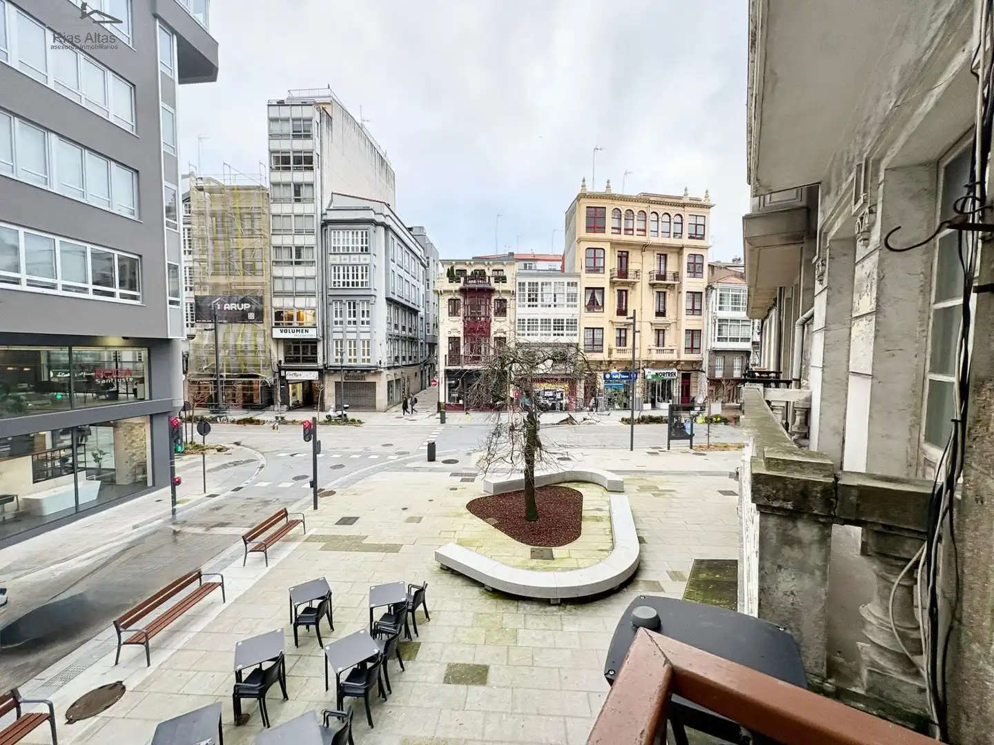 Exterior view of Flat for sale in A Coruña Capital   with Heating, Parquet flooring and Terrace
