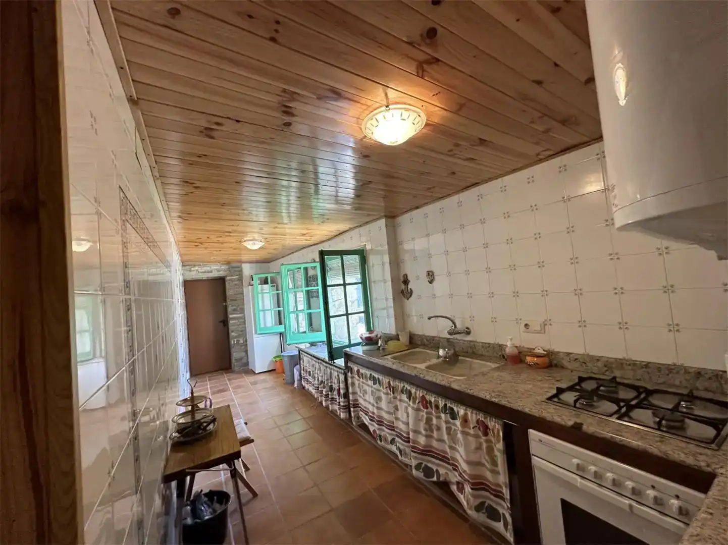 Cocina de Finca rústica en venta en Sant Vicenç de Castellet con Jardín privado, Trastero y Piscina