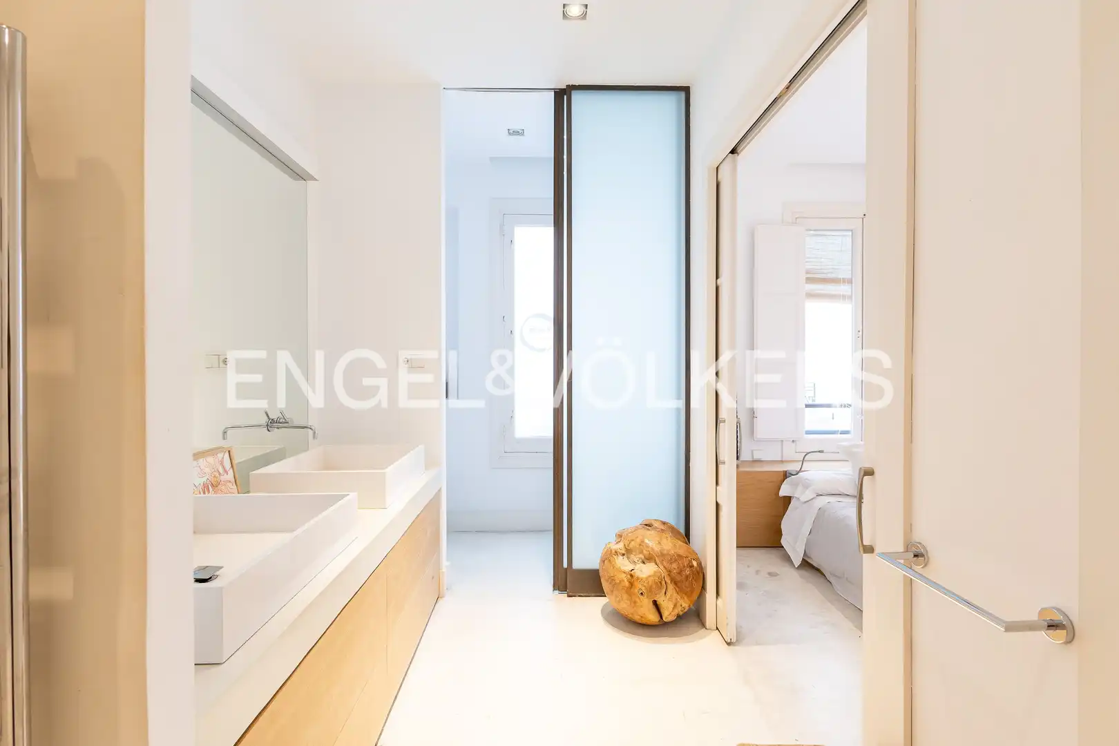 Baño de Piso de alquiler en Madrid con Aire acondicionado, Calefacción y Parquet