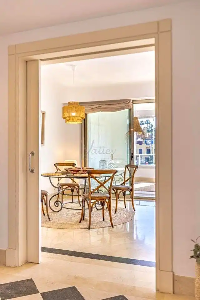 Dining room of Flat for rent in Sotogrande  with Air Conditioner, Terrace and Furnished