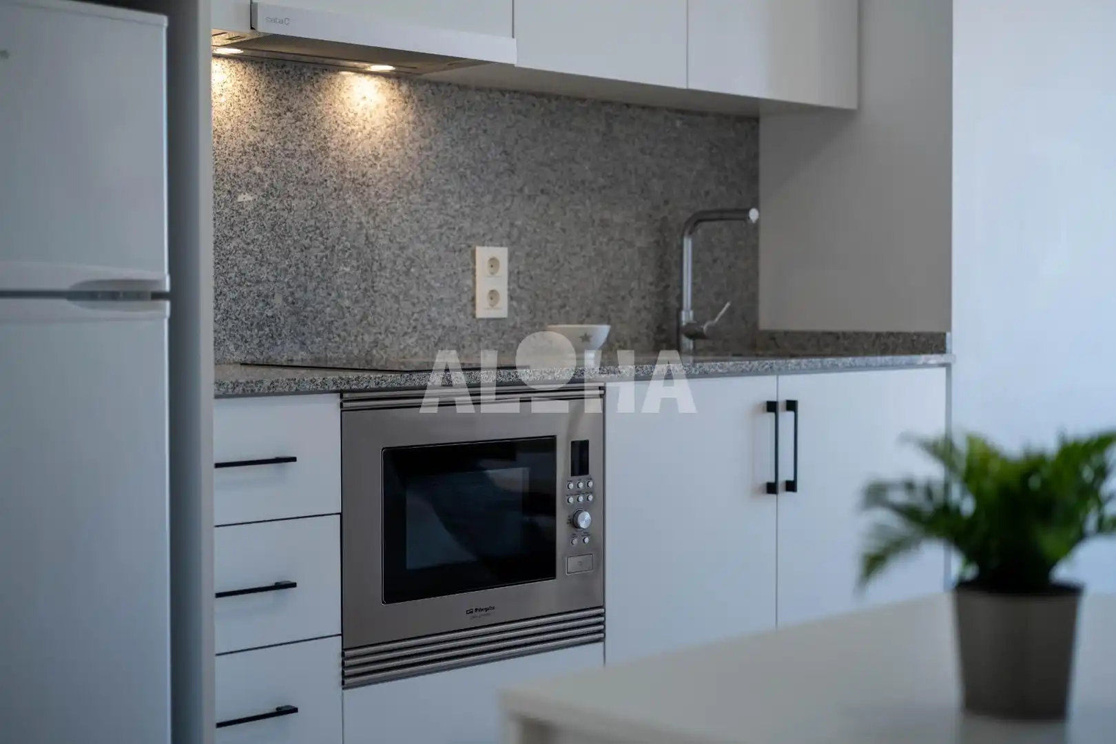 Cuina de Apartament de lloguer en Alfara del Patriarca amb Aire condicionat, Calefacció i Moblat