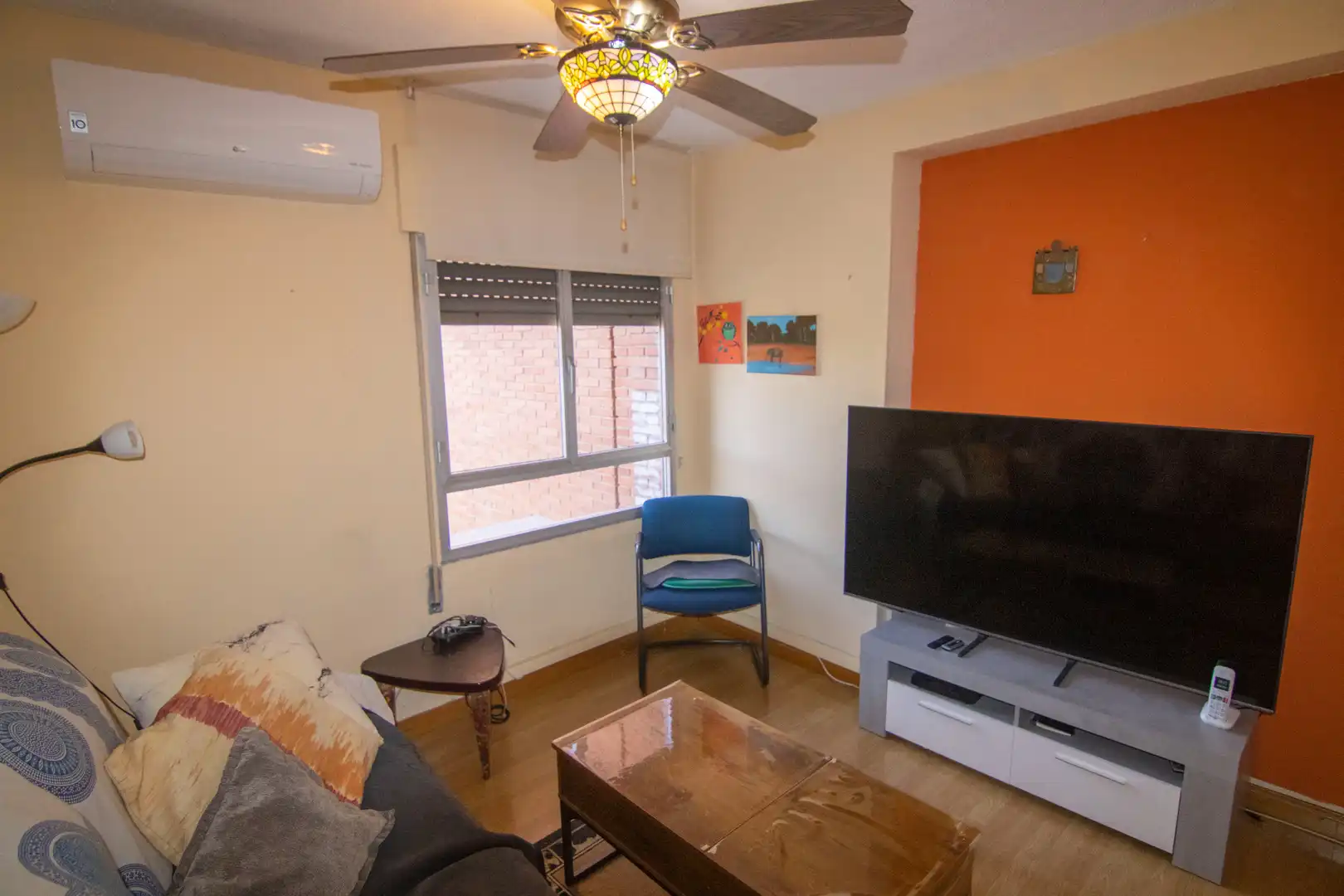 Wohnzimmer von Wohnung zum Verkauf in Madrid mit Heizung, Terrasse und Möbliert
