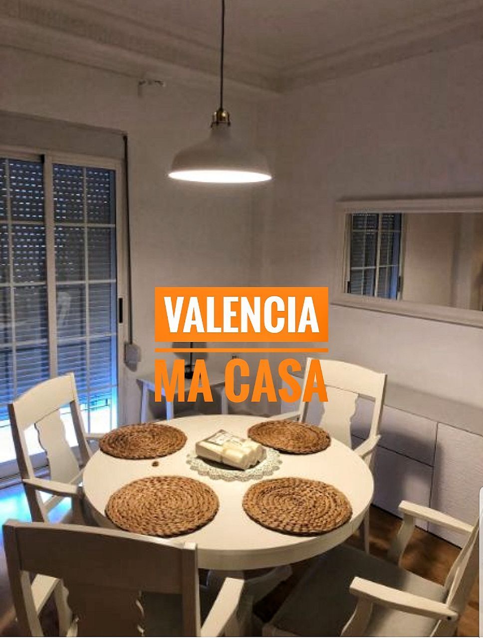 Vista exterior de Pis de lloguer en  Valencia Capital amb Aire condicionat, Calefacció i Moblat