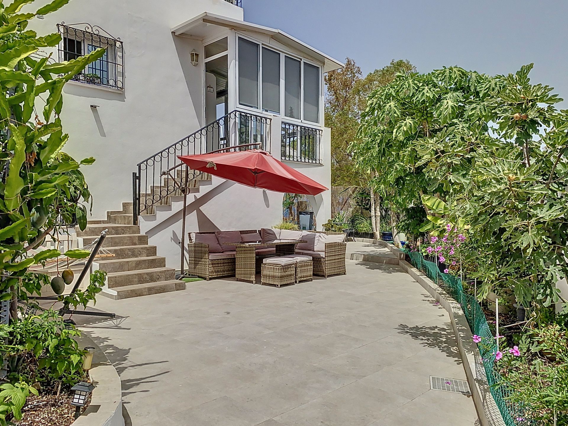 Terrace of Single-family semi-detached for sale in Estepona  with Air Conditioner, Private garden and Terrace