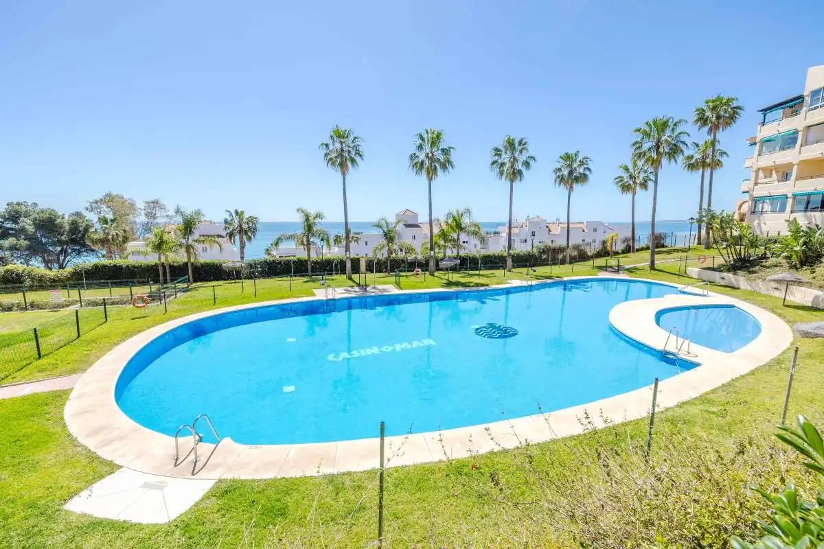 Garden of Flat for sale in Benalmádena  with Air Conditioner, Heating and Private garden