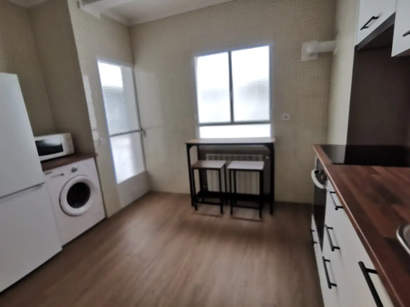Küche von Wohnung zur Miete in Salamanca mit Heizung, Parkett und Möbliert