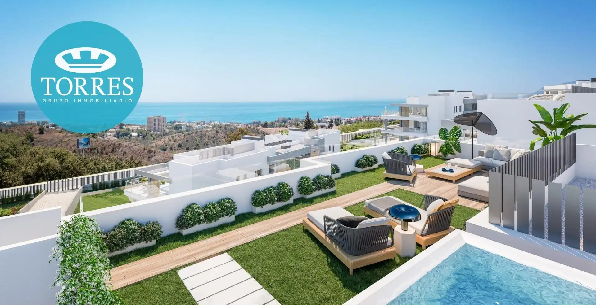 Terrace of Flat for sale in Marbella  with Air Conditioner, Private garden and Terrace