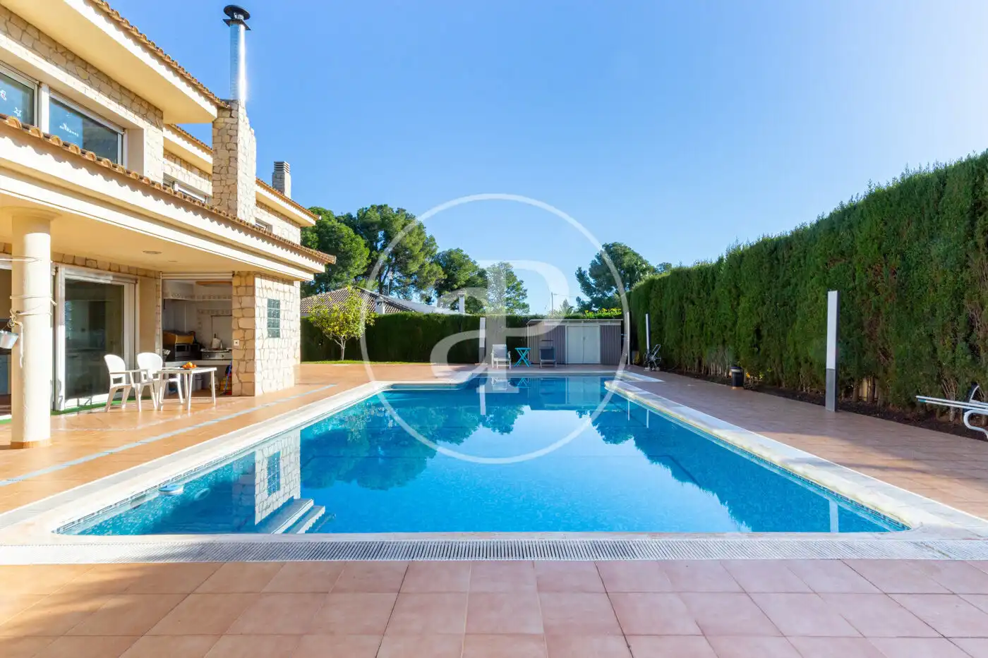 Piscina de Casa o chalet en venta en Serra con Aire acondicionado, Calefacción y Jardín privado