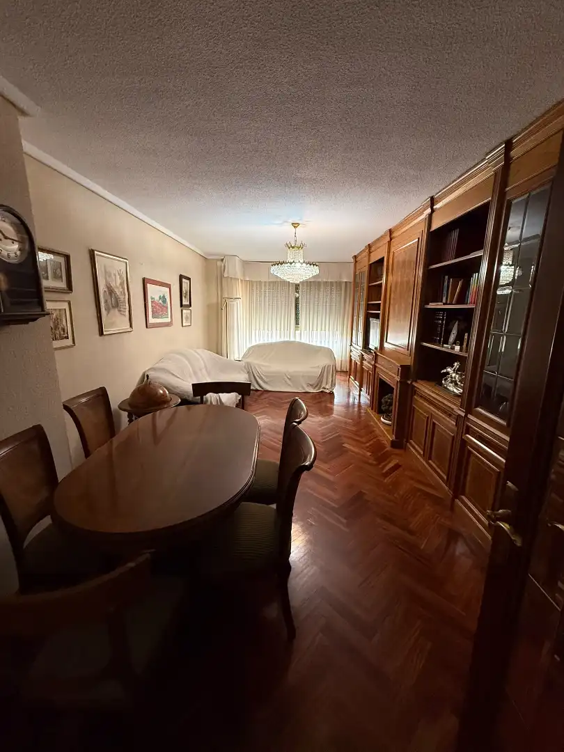 Wohnzimmer von Wohnung zur Miete in Madrid mit Heizung, Terrasse und Möbliert