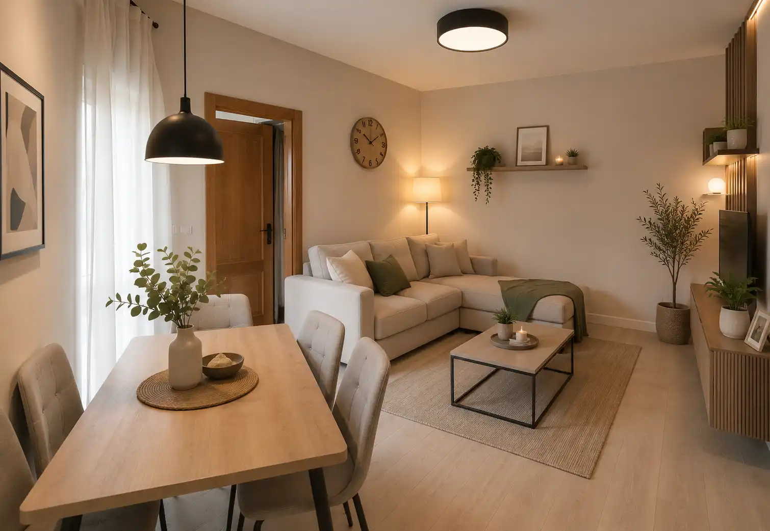 Sala d'estar de Pis en venda en Alhaurín de la Torre amb Aire condicionat, Calefacció i Moblat