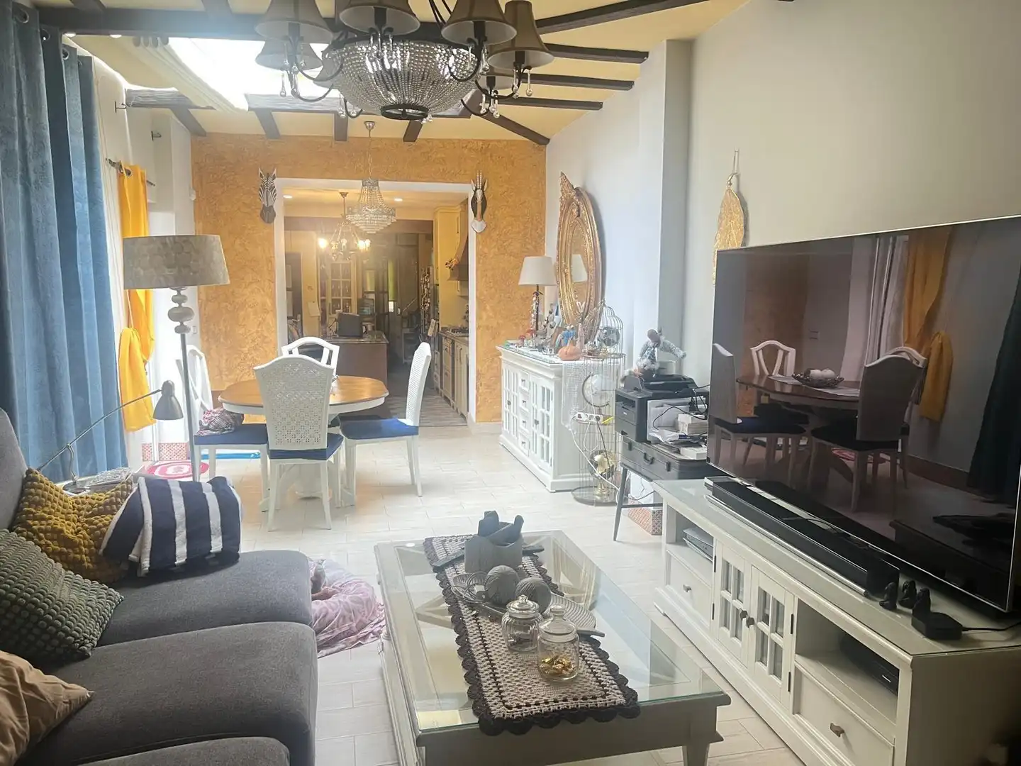 Sala de estar de Casa o chalet en venta en Antequera con Aire acondicionado, Calefacción y Trastero