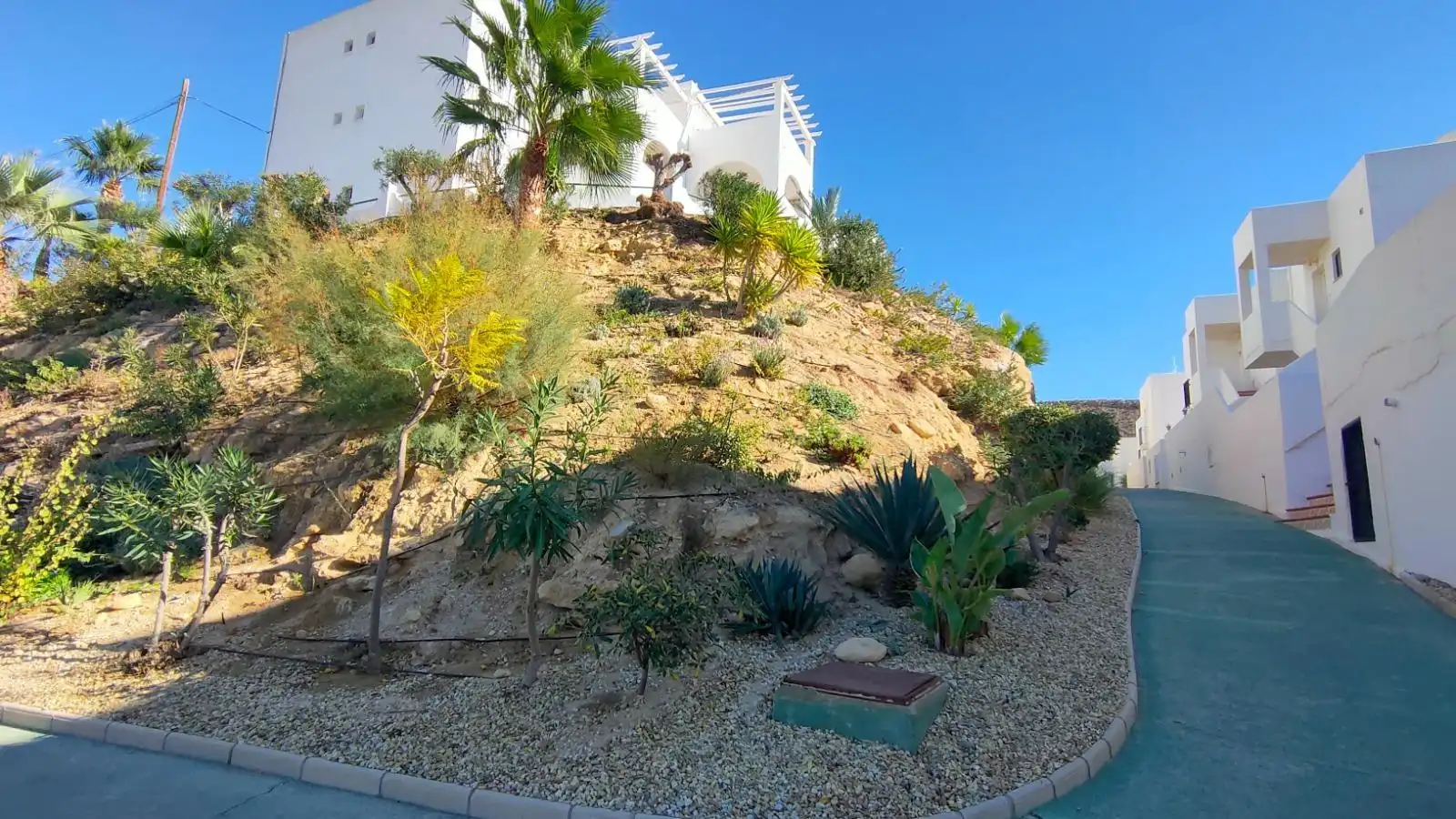 Vista exterior de Planta baja en venta en Pulpí con Aire acondicionado, Jardín privado y Terraza