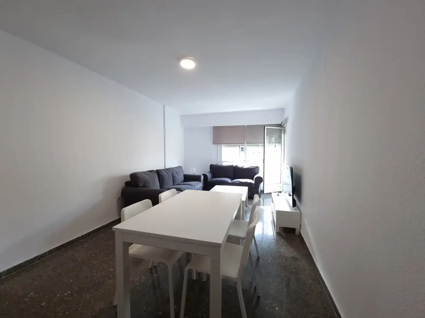 Sala d'estar de Pis de lloguer en Valencia amb Terrassa, Moblat i Forn