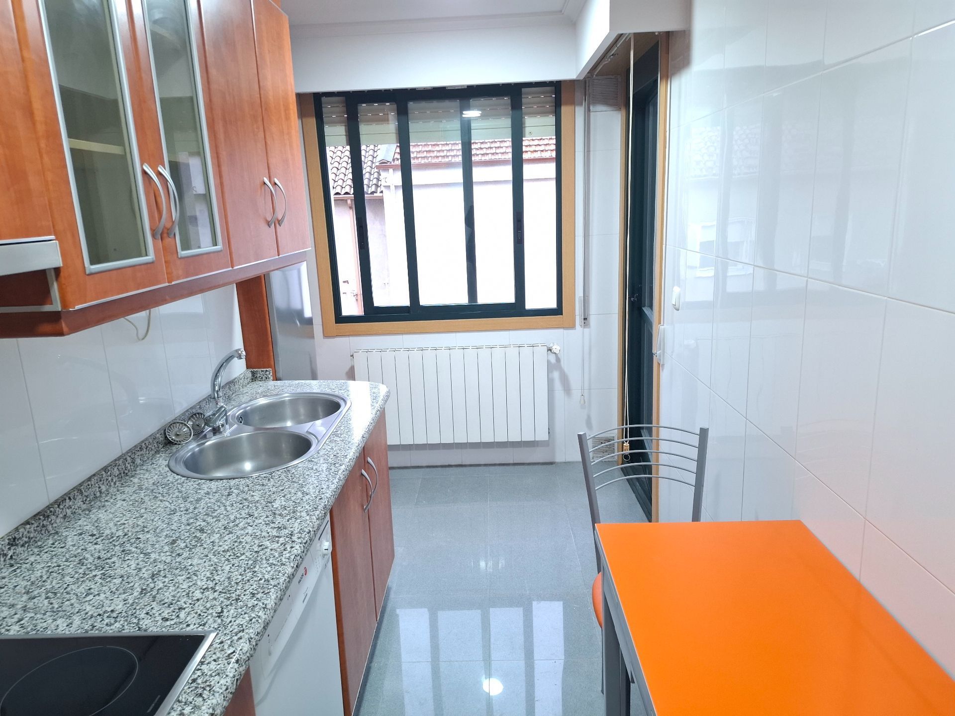 Kitchen of Flat to rent in Ourense Capital   with Heating, Storage room and Furnished