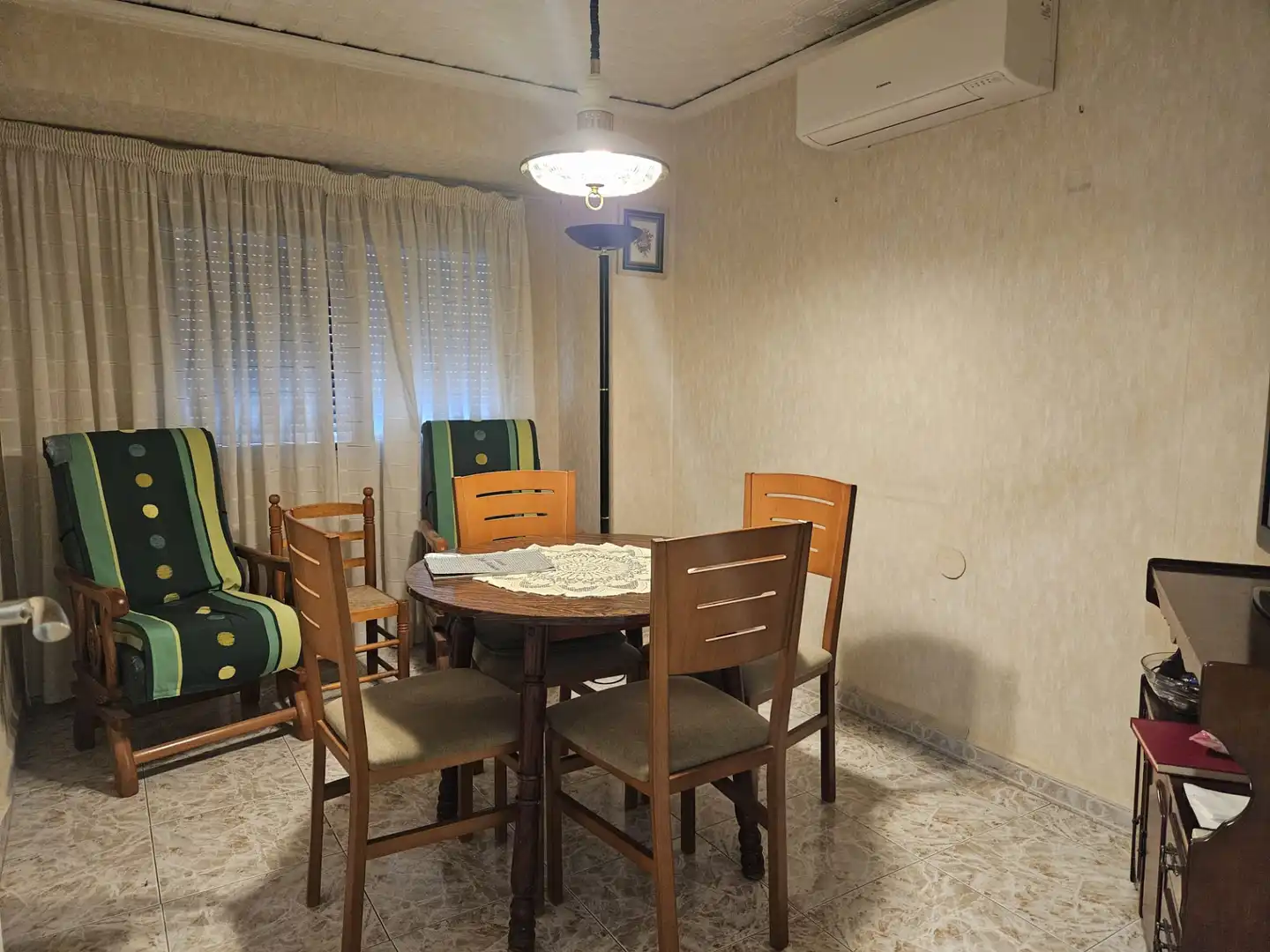 Dining room of Flat for rent in Castellón de la Plana / Castelló de la Plana  with Air Conditioner, Heating and Furnished