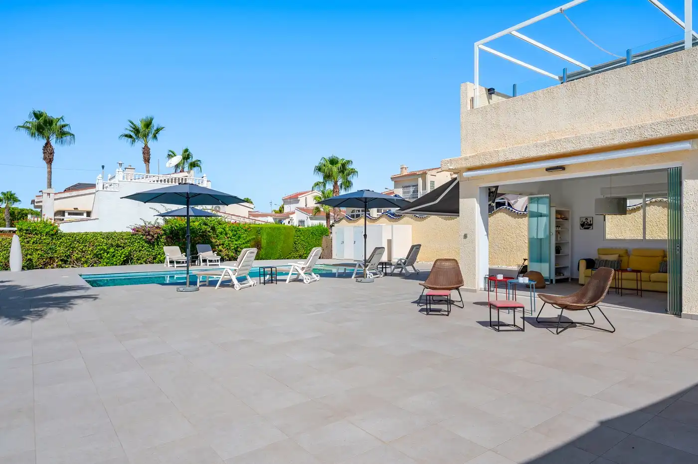 Terraza de Casa o chalet en venta en Rojales con Calefacción, Jardín privado y Terraza