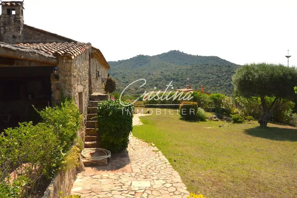 Garten von Country house zum Verkauf in Santa Cristina d'Aro mit Heizung, Privatgarten und Schwimmbad