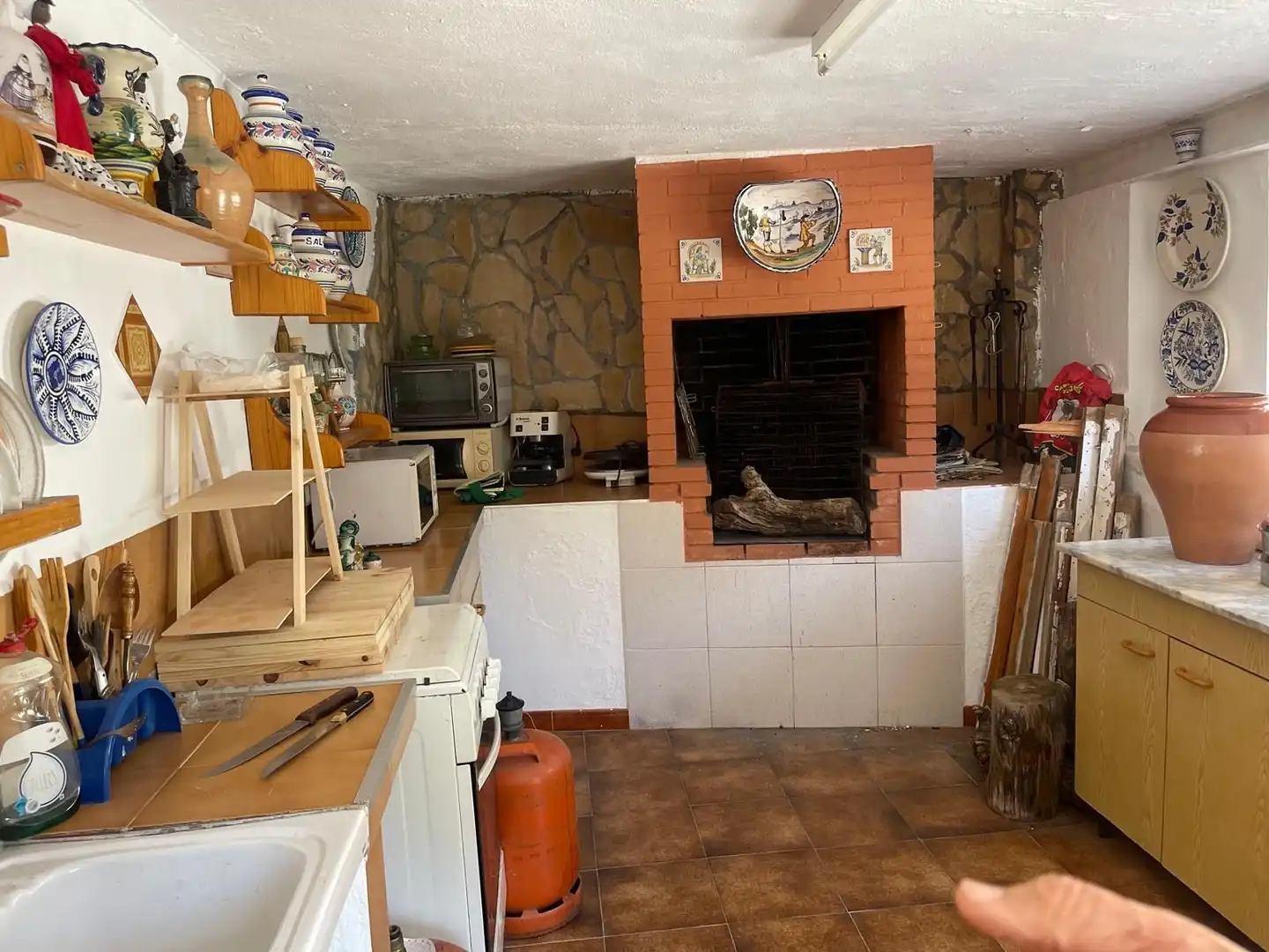 Cocina de Casa o chalet en venta en Esparreguera con Calefacción, Jardín privado y Trastero