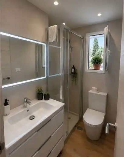 Bathroom of Apartments for sale in Marbella  with Air Conditioner, Furnished and Oven