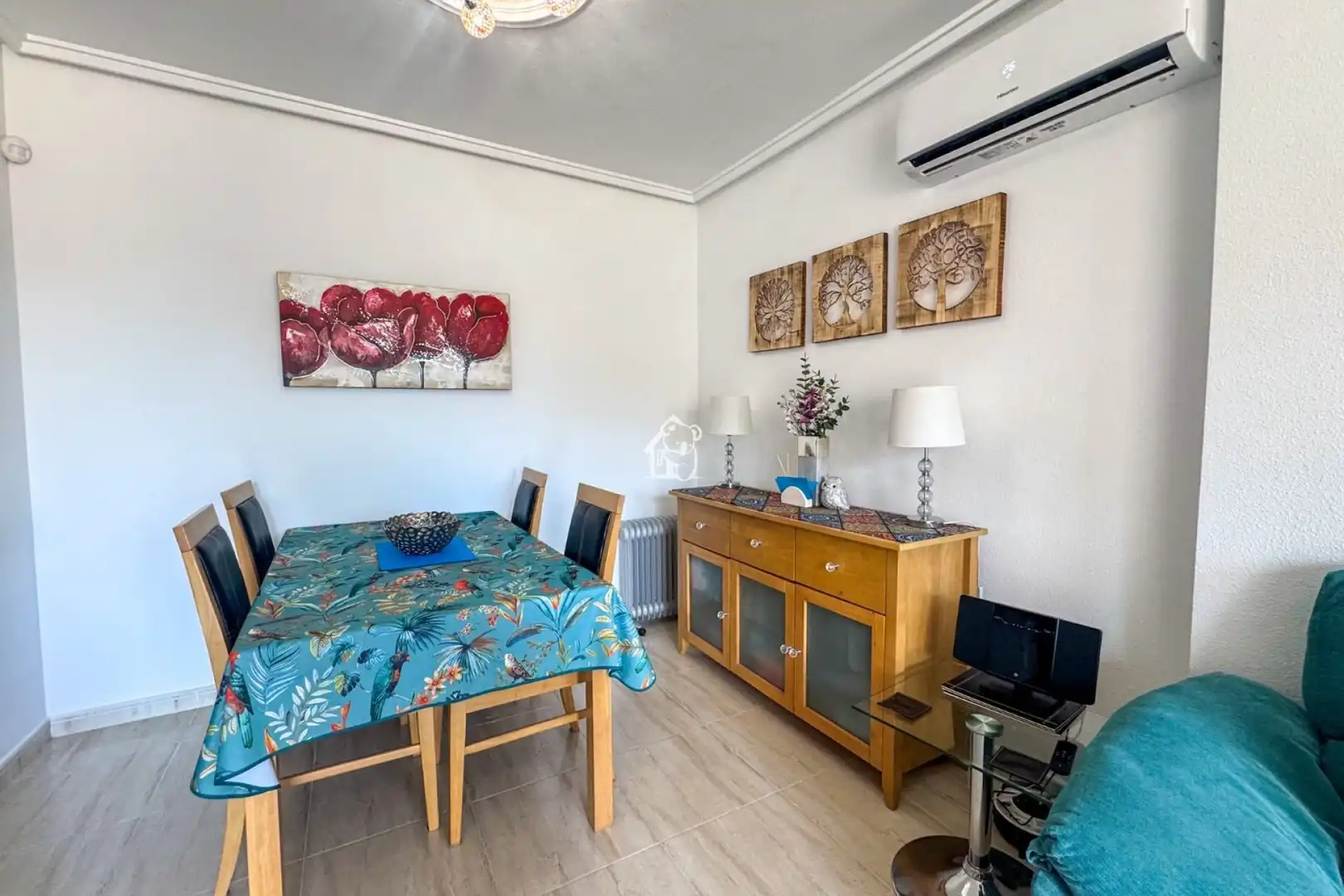 Esszimmer von Wohnung zur Miete in Rojales mit Klimaanlage, Privatgarten und Terrasse