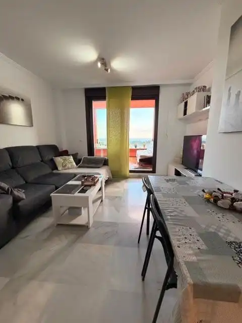 Living room of Apartments for sale in Mijas  with Air Conditioner, Heating and Private garden