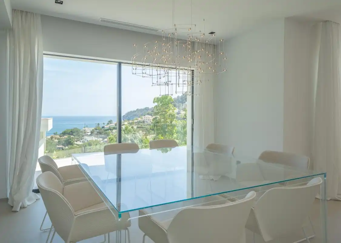 Dining room of Detached homes for sale in Jávea / Xàbia  with Air Conditioner, Heating and Terrace