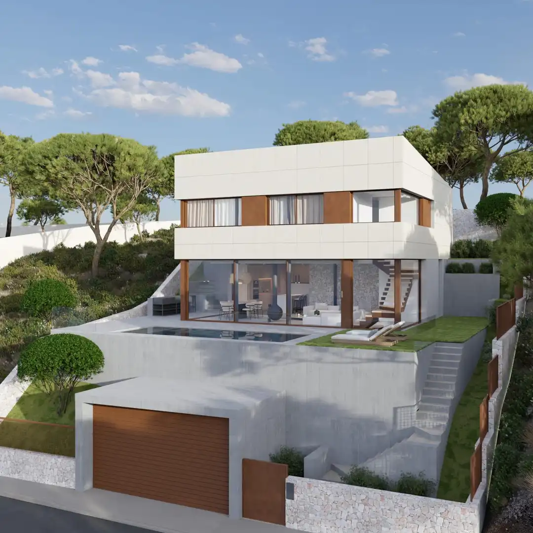 Exterior view of Houses for sale in Sant Feliu de Guíxols  with Air Conditioner, Heating and Terrace