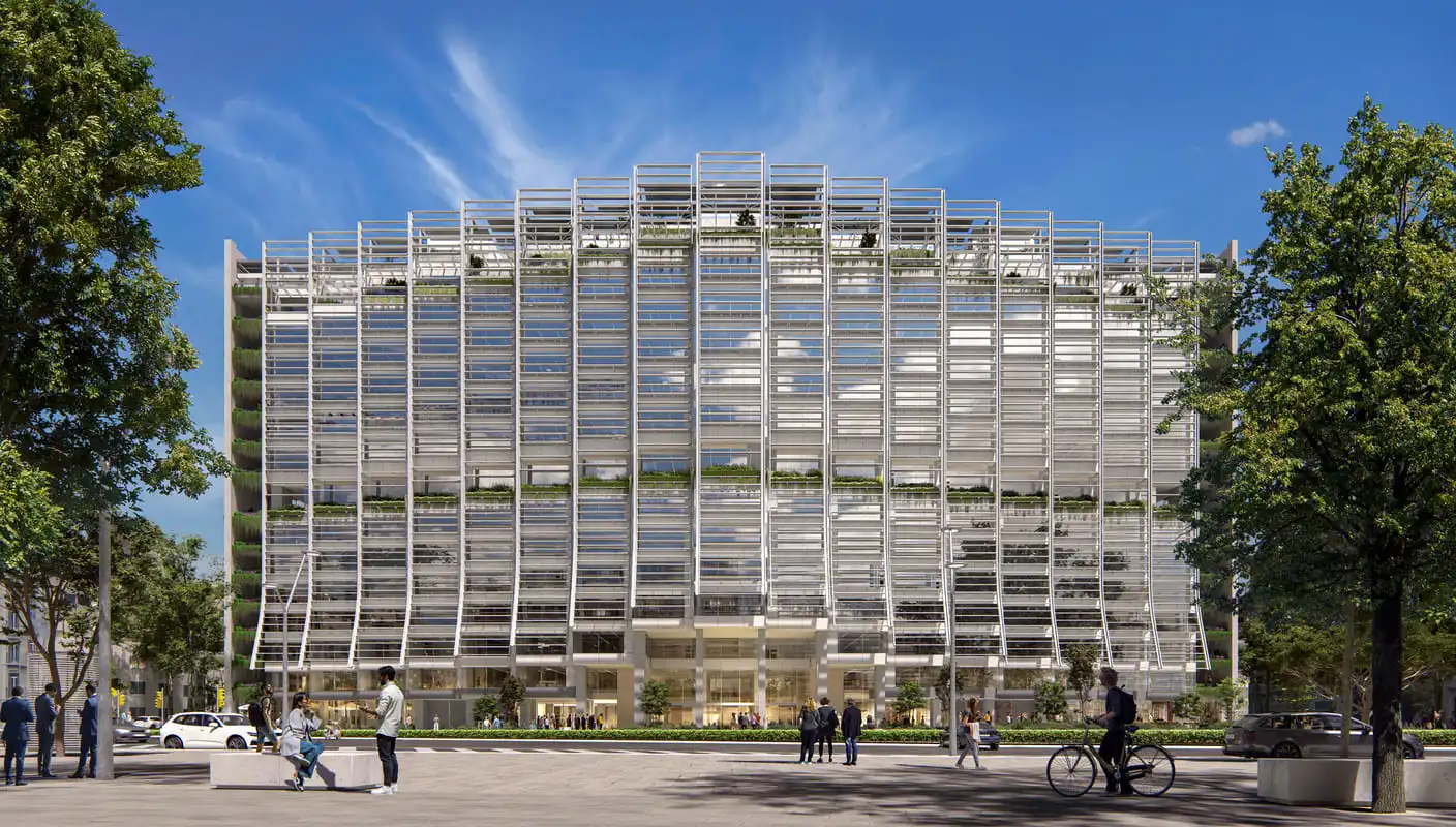 Vista exterior de Estudio en venta en Barcelona con Parquet y Amueblado