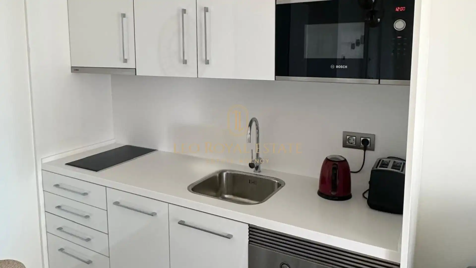 Kitchen of Apartments for sale in Benidorm  with Air Conditioner, Private garden and Storage room