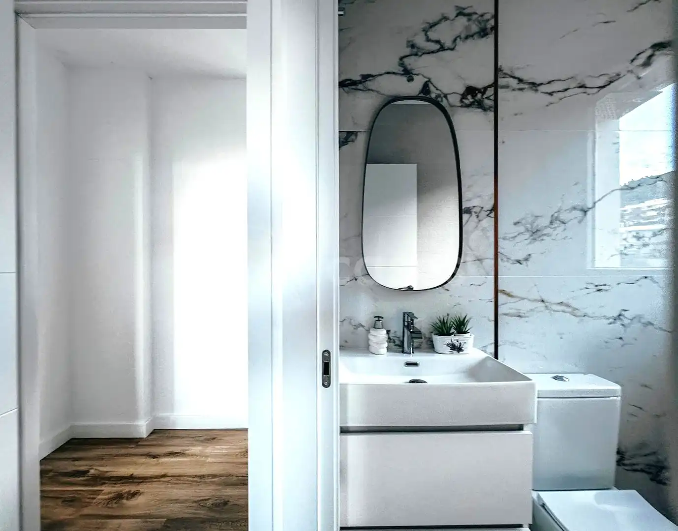 Baño de Casa o chalet en venta en Benalmádena con Aire acondicionado, Calefacción y Jardín privado