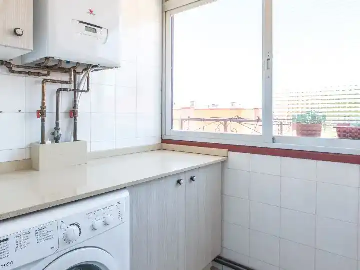 Cocina de Piso en venta en Madrid con Aire acondicionado, Jardín privado y Parquet