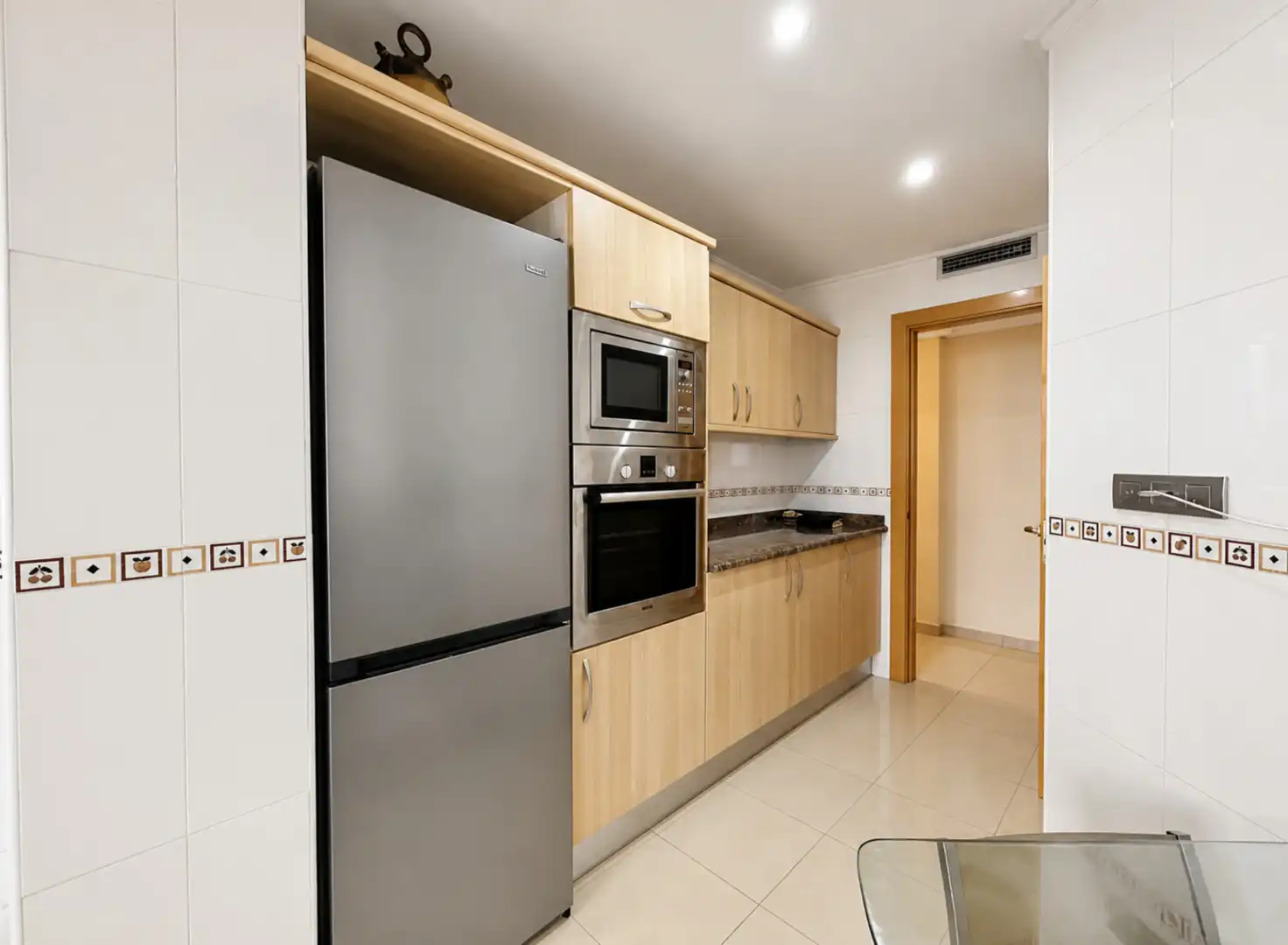Kitchen of Flat for sale in Roses  with Air Conditioner, Heating and Terrace