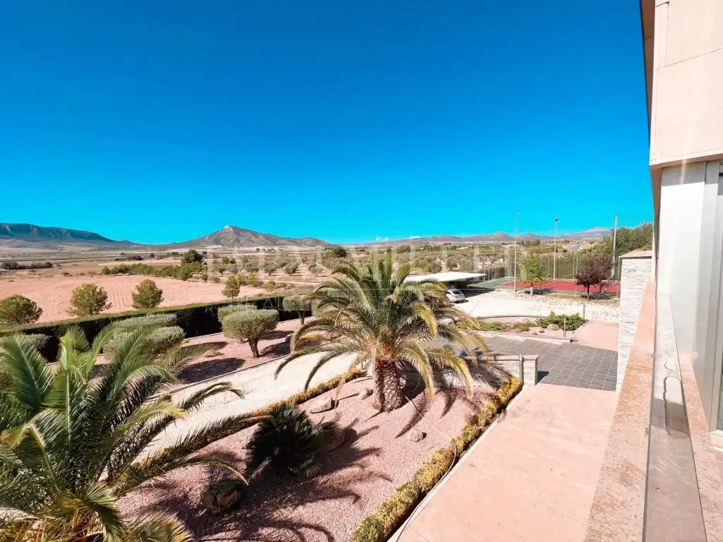 Vista exterior de Casa o xalet en venda en Yecla amb Aire condicionat, Calefacció i Jardí privat