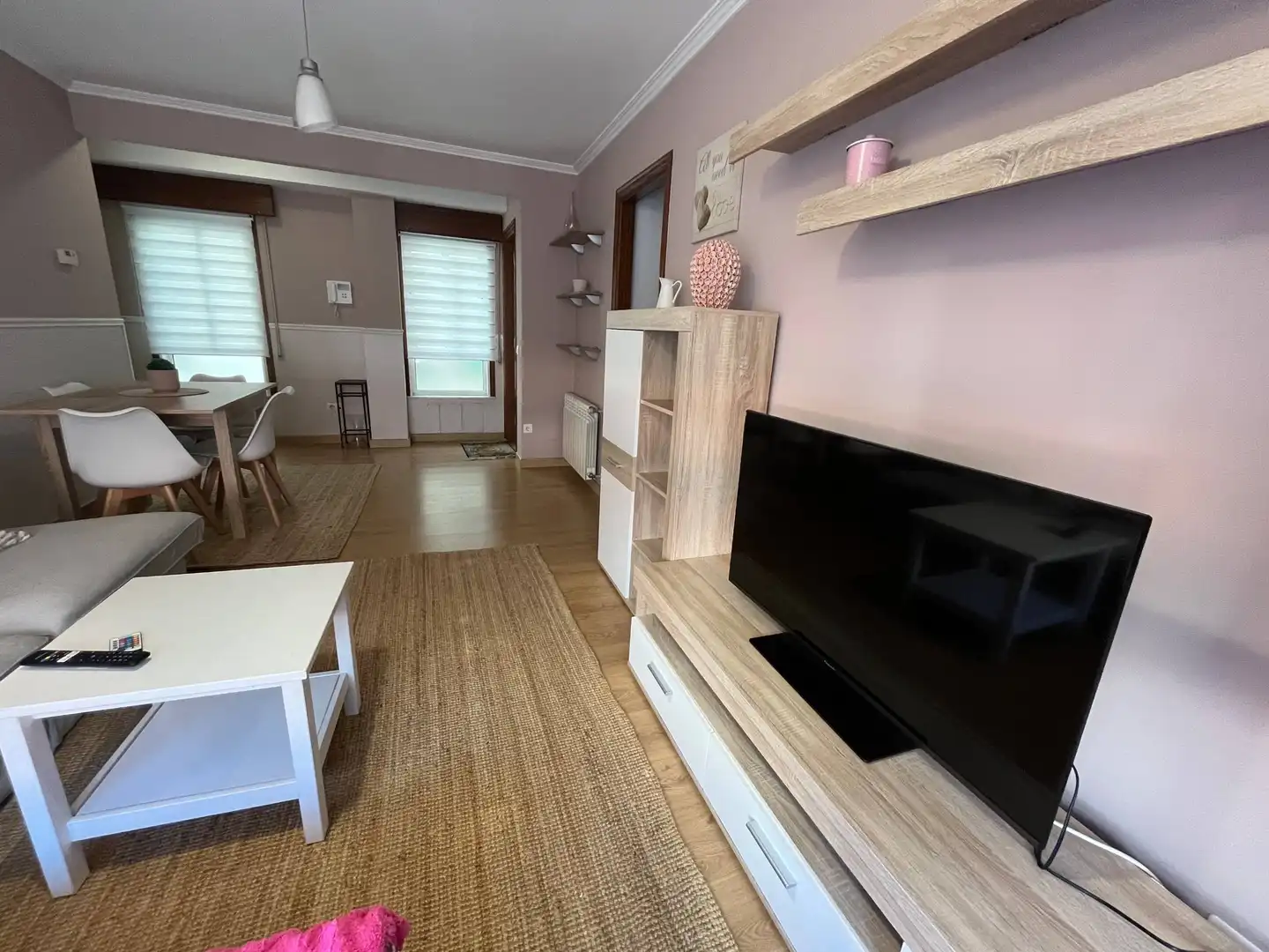 Wohnzimmer von Wohnung zur Miete in Santiago de Compostela  mit Heizung und Möbliert