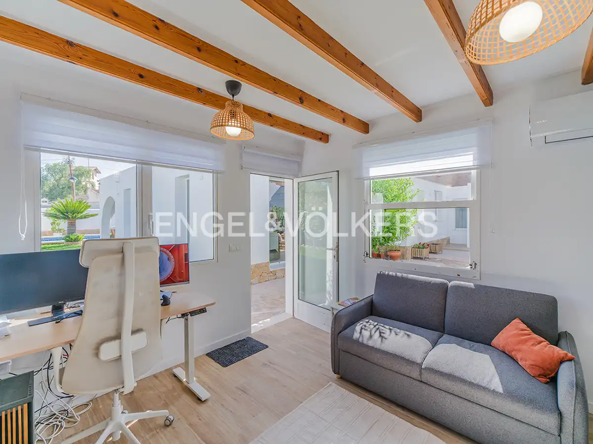 Terraza de Casa o chalet en venta en Sant Joan d'Alacant con Aire acondicionado, Calefacción y Jardín privado