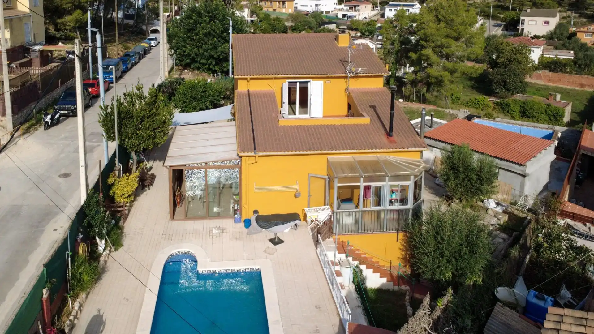 Casa amb piscina en venda a Avenida LES PALMERES