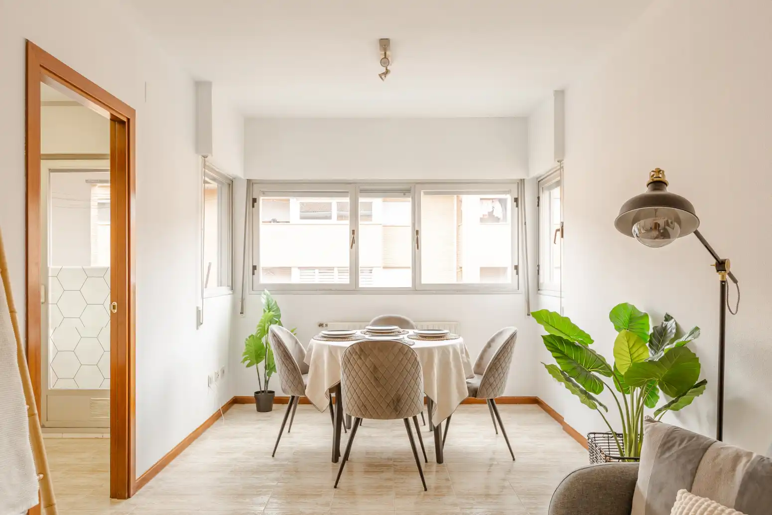 Dining room of Flat for sale in  Pamplona / Iruña  with Heating, Terrace and Storage room