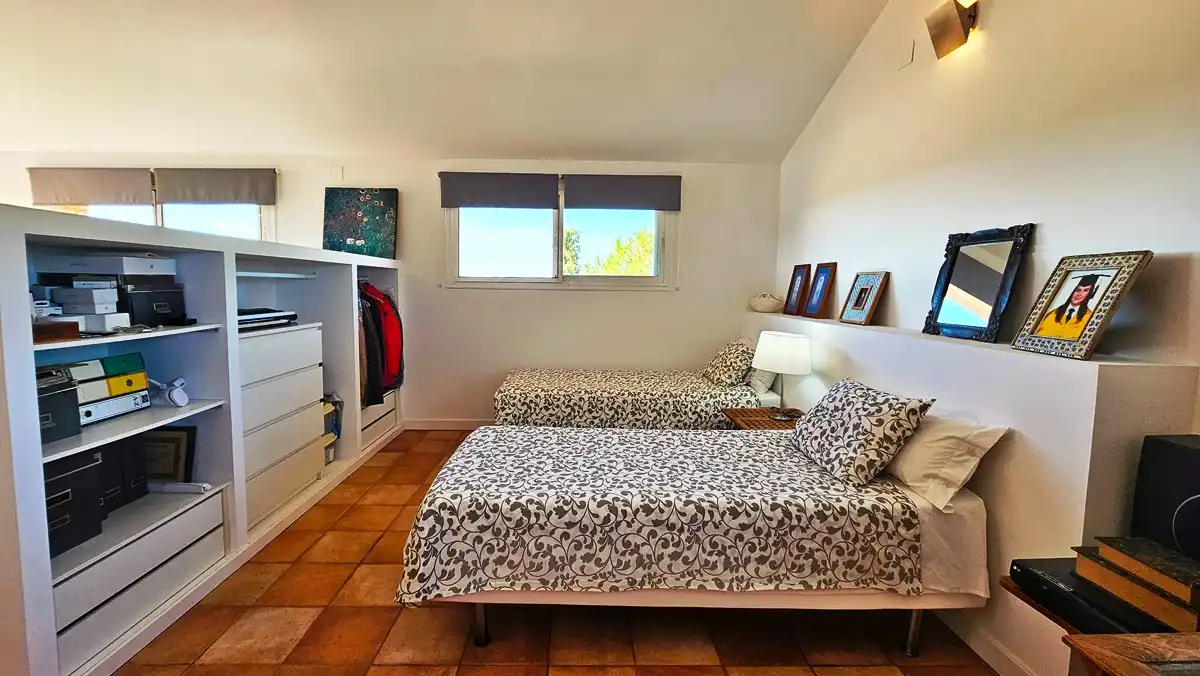 Bedroom of Houses for sale in El Madroño  with Air Conditioner and Private garden