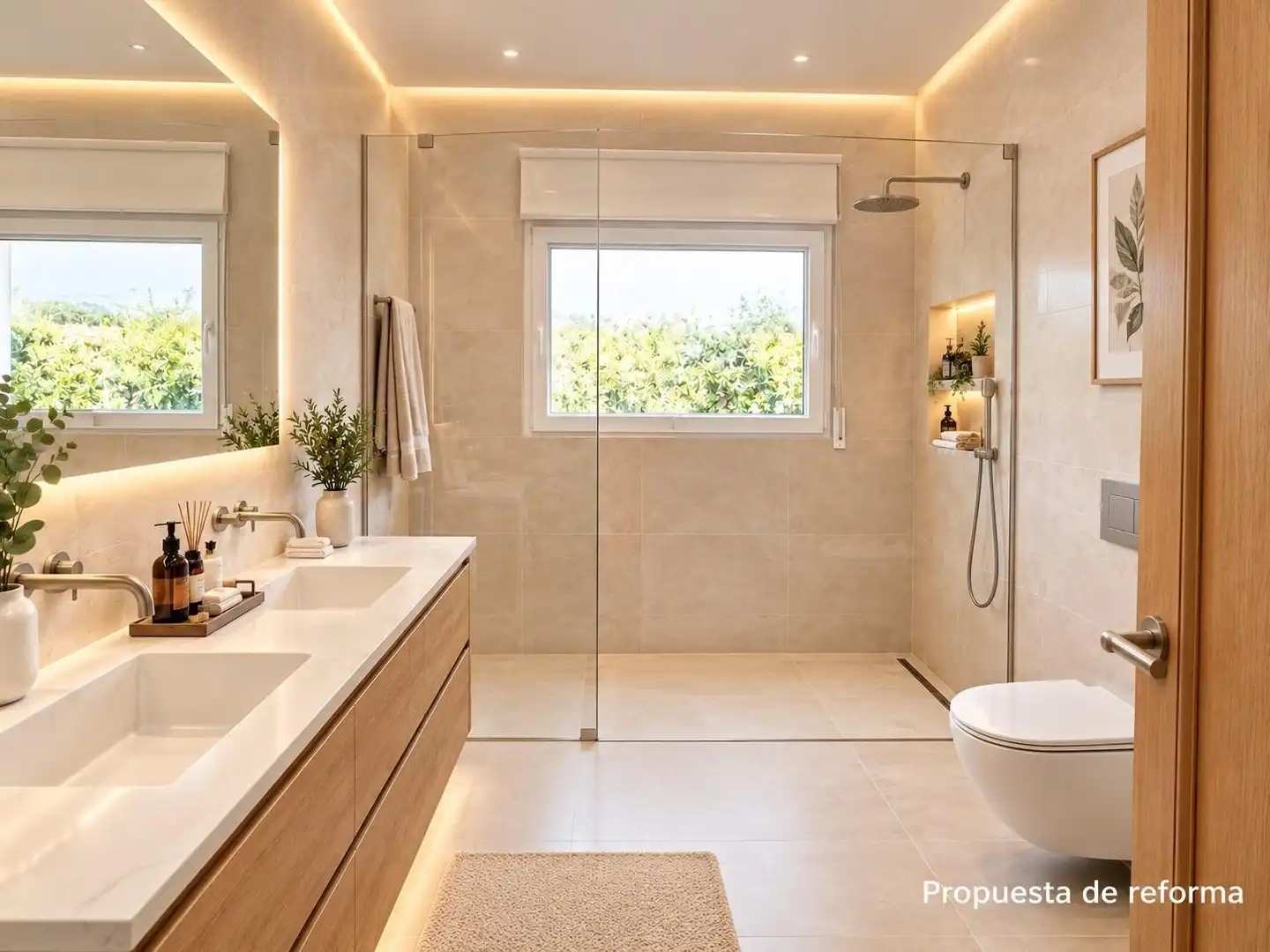 Baño de Casa o chalet en venta en Villaviciosa de Odón con Aire acondicionado, Calefacción y Jardín privado