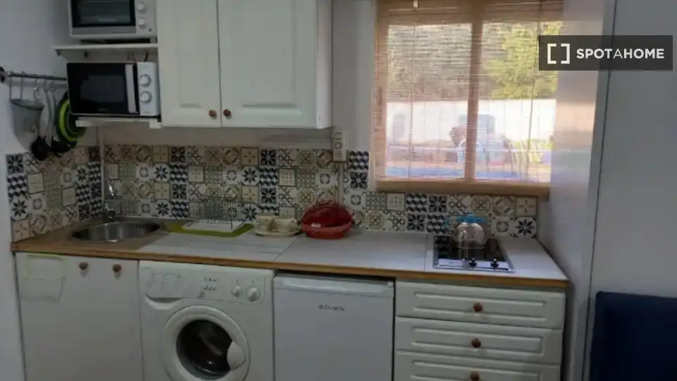 Kitchen of Flat for rent in Becerril de la Sierra  with Air Conditioner, Heating and Furnished